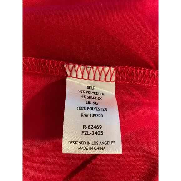 Love Nickie Lew Juniors Emerald Sundae Mermaid Midi Dress XL/Extra Large Red NWT - Picture 4 of 5